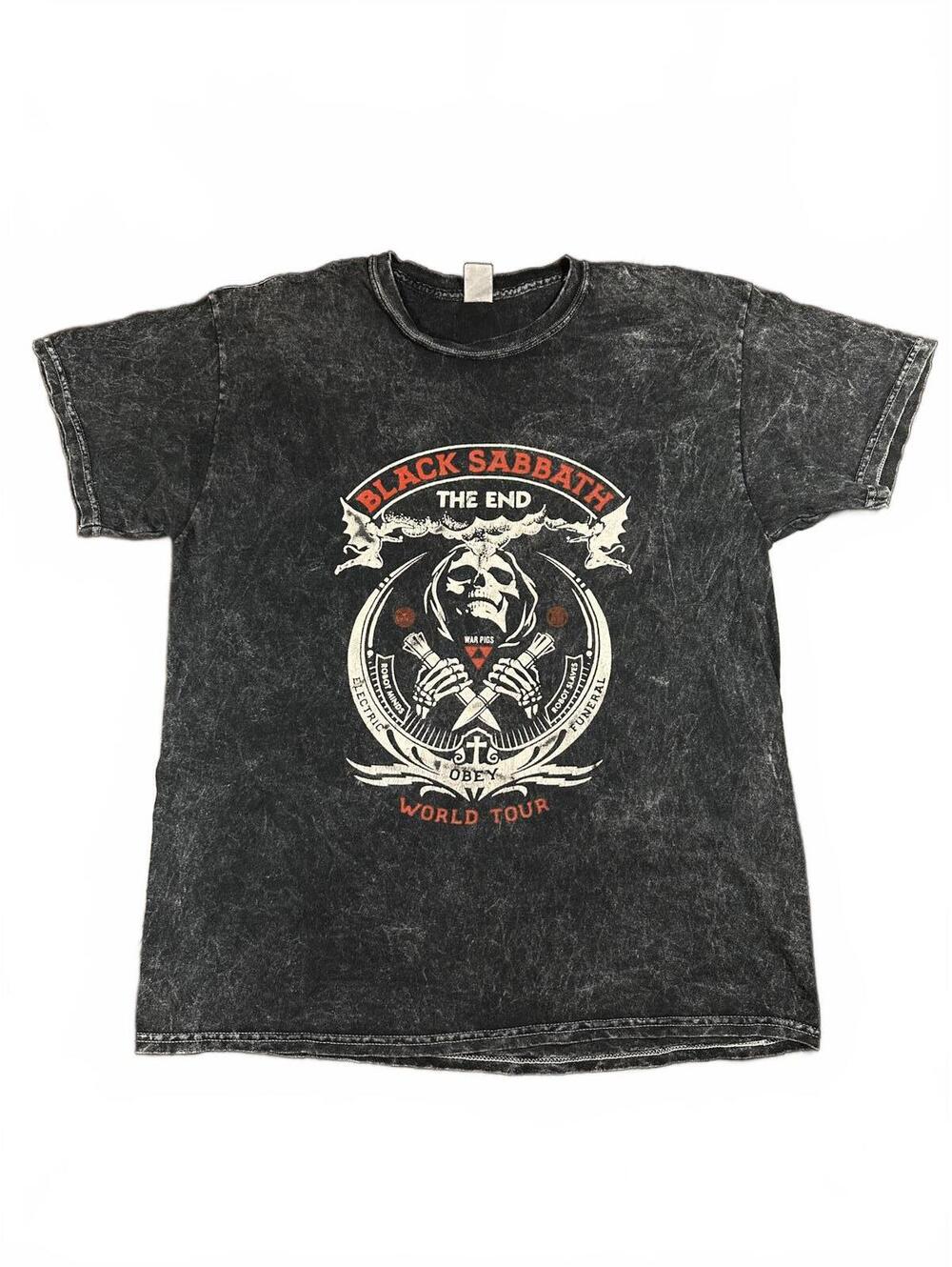Vintage Obey Black Sabbath The End World Tour Graphic T-Shirt
